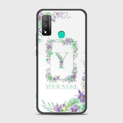 Huawei P smart 2020 Cover - Personalized Alphabet Series - HQ Ultra Shine Premium Infinity Glass Soft Silicon Borders Case