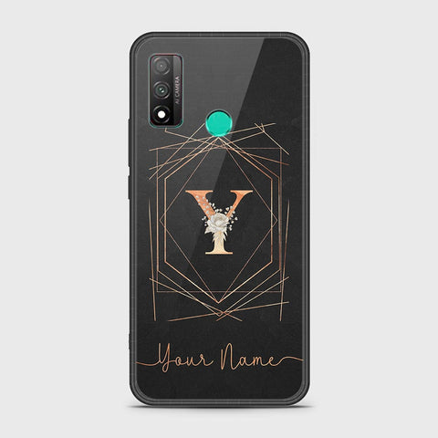 Huawei P smart 2020 Cover - Personalized Alphabet Series - HQ Ultra Shine Premium Infinity Glass Soft Silicon Borders Case