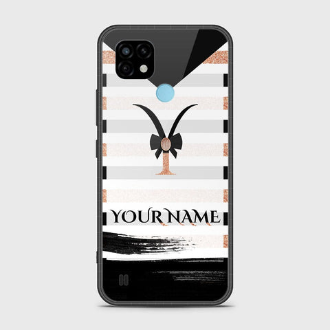 Realme C21 Cover - Personalized Alphabet Series - HQ Premium Shine Durable Shatterproof Case