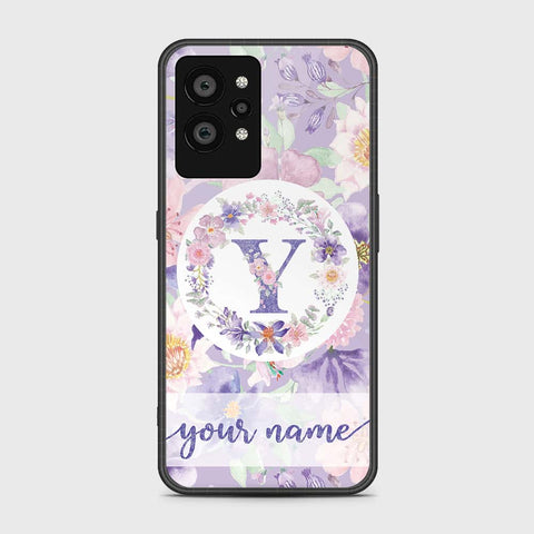 Realme GT2 Pro Cover- Personalized Alphabet Series - HQ Ultra Shine Premium Infinity Glass Soft Silicon Borders Case