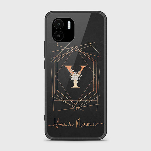 Xiaomi Redmi A2 2023 Cover - Personalized Alphabet Series - HQ Ultra Shine Premium Infinity Glass Soft Silicon Borders Case