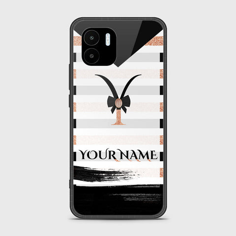 Xiaomi Redmi A2 2023 Cover - Personalized Alphabet Series - HQ Ultra Shine Premium Infinity Glass Soft Silicon Borders Case