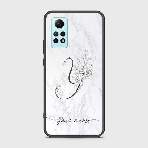 Xiaomi Redmi Note 12 Pro 4G Cover- Personalized Alphabet Series - HQ Ultra Shine Premium Infinity Glass Soft Silicon Borders Case