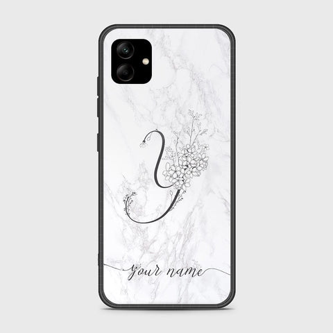 Samsung Galaxy A04e Cover - Personalized Alphabet Series - HQ Ultra Shine Premium Infinity Glass Soft Silicon Borders Case