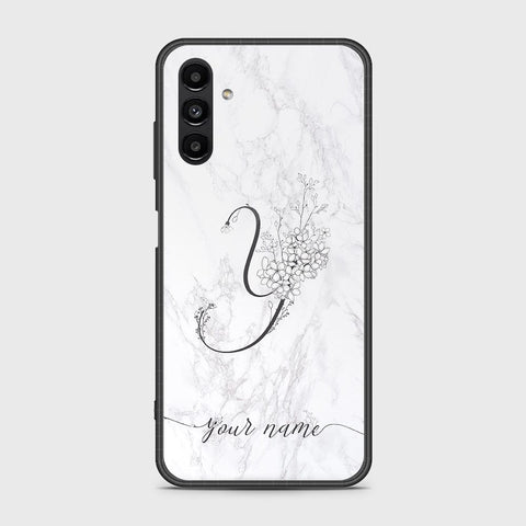 Samsung Galaxy A13 5G Cover- Personalized Alphabet Series - HQ Ultra Shine Premium Infinity Glass Soft Silicon Borders Case