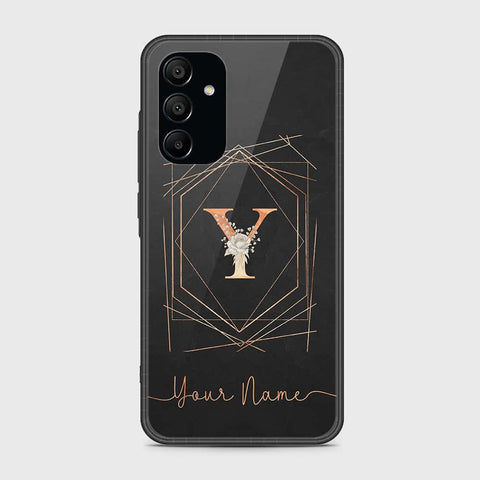 Samsung Galaxy A15 4G Cover- Personalized Alphabet Series - HQ Ultra Shine Premium Infinity Glass Soft Silicon Borders Case