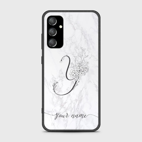Samsung Galaxy A14 4G Cover- Personalized Alphabet Series - HQ Ultra Shine Premium Infinity Glass Soft Silicon Borders Case