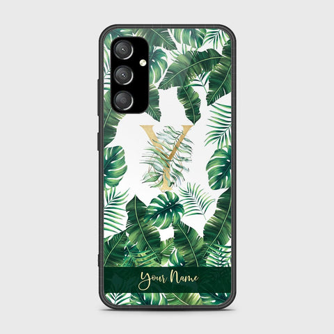 Samsung Galaxy A14 4G Cover- Personalized Alphabet Series - HQ Ultra Shine Premium Infinity Glass Soft Silicon Borders Case