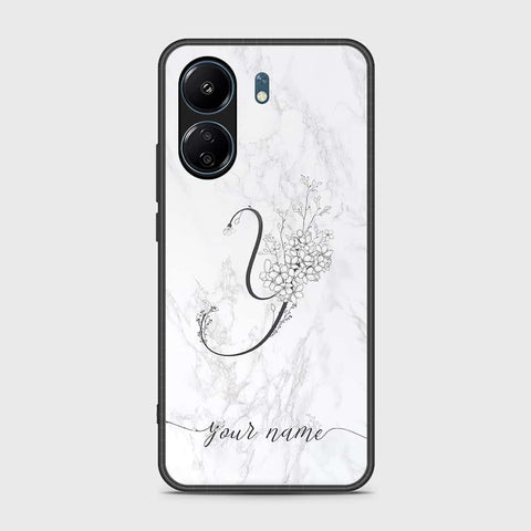 Xiaomi Poco C65 Cover- Personalized Alphabet Series - HQ Ultra Shine Premium Infinity Glass Soft Silicon Borders Case