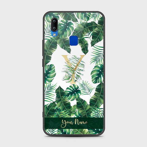 Vivo Y91i Cover- Personalized Alphabet Series - HQ Ultra Shine Premium Infinity Glass Soft Silicon Borders Case