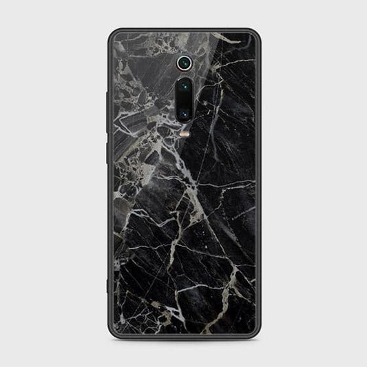 Xiaomi Redmi K20 Cover - Black Marble Series - HQ Ultra Shine Premium Infinity Glass Soft Silicon Borders Case