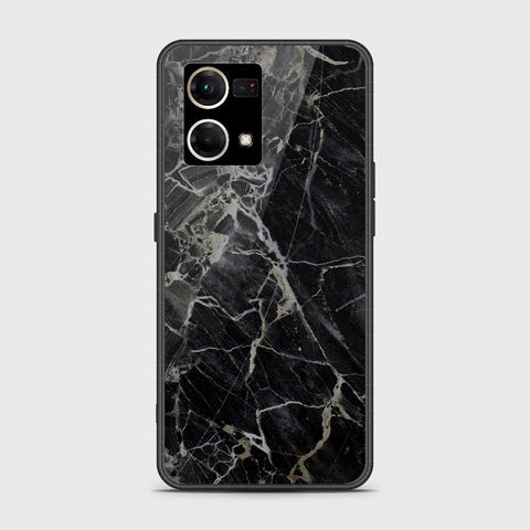 Oppo F21 Pro 4G Cover - Black Marble Series - HQ Ultra Shine Premium Infinity Glass Soft Silicon Borders Case SuccessActive