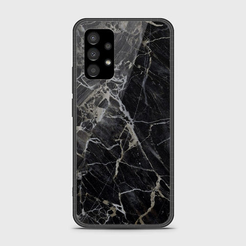 Samsung Galaxy A33 5G Cover- Black Marble Series - HQ Ultra Shine Premium Infinity Glass Soft Silicon Borders Case