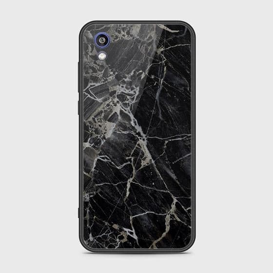 Huawei Y5 2019 Cover - Black Marble Series - HQ Ultra Shine Premium Infinity Glass Soft Silicon Borders Case