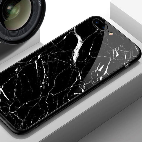 iPhone 13 Mini Cover- Black Marble Series - HQ Ultra Shine Premium Infinity Glass Soft Silicon Borders Case