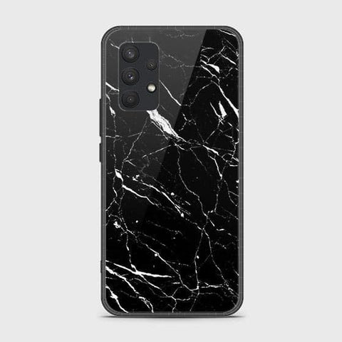 Samsung Galaxy A32 4G Cover - Black Marble Series - HQ Ultra Shine Premium Infinity Glass Soft Silicon Borders Case SuccessActive