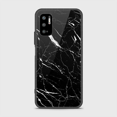 Xiaomi Redmi Note 10 5G Cover - Black Marble Series - HQ Ultra Shine Premium Infinity Glass Soft Silicon Borders Case