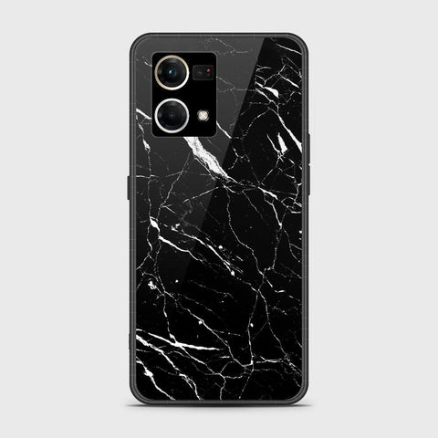 Oppo F21 Pro 4G Cover - Black Marble Series - HQ Ultra Shine Premium Infinity Glass Soft Silicon Borders Case SuccessActive