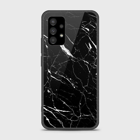 Samsung Galaxy A53 5G Cover- Black Marble Series - HQ Ultra Shine Premium Infinity Glass Soft Silicon Borders Case