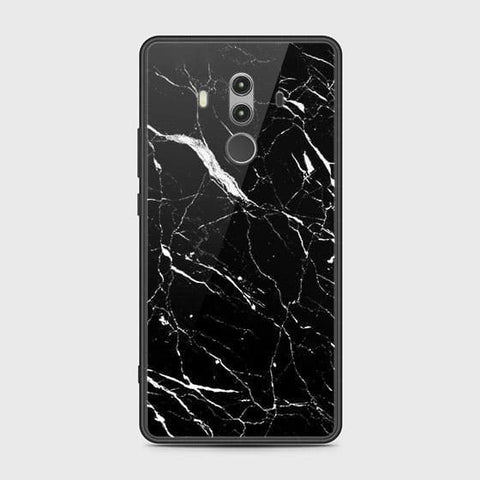 Huawei Mate 10 Pro Cover - Black Marble Series - HQ Ultra Shine Premium Infinity Glass Soft Silicon Borders Case