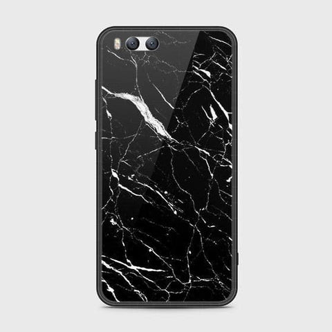 Xiaomi Mi 6 Cover - Black Marble Series - HQ Ultra Shine Premium Infinity Glass Soft Silicon Borders Case
