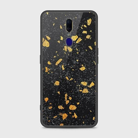 Oppo A9x Cover - Black Marble Series - HQ Ultra Shine Premium Infinity Glass Soft Silicon Borders Case