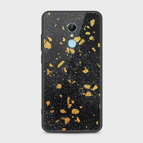 Xiaomi Redmi Note 5 / Redmi 5 Plus Cover - Black Marble Series - HQ Ultra Shine Premium Infinity Glass Soft Silicon Borders Case