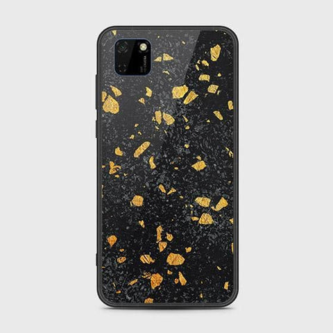 Honor 9S Cover - Black Marble Series - HQ Ultra Shine Premium Infinity Glass Soft Silicon Borders Case