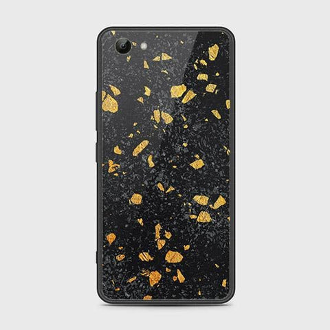 Vivo Y81 Cover - Black Marble Series - HQ Ultra Shine Premium Infinity Glass Soft Silicon Borders Case