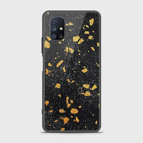 Samsung Galaxy M51 Cover - Black Marble Series - HQ Ultra Shine Premium Infinity Glass Soft Silicon Borders Case SuccessActive