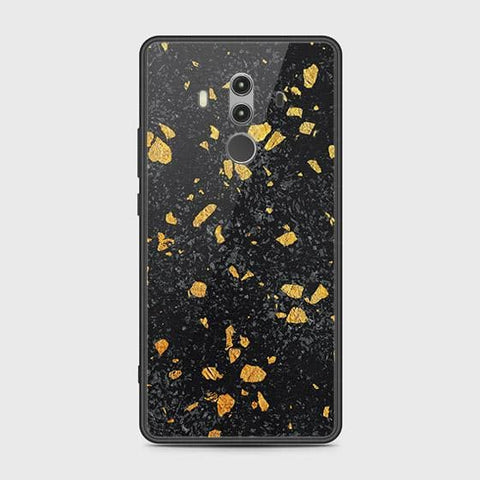 Huawei Mate 10 Pro Cover - Black Marble Series - HQ Ultra Shine Premium Infinity Glass Soft Silicon Borders Case