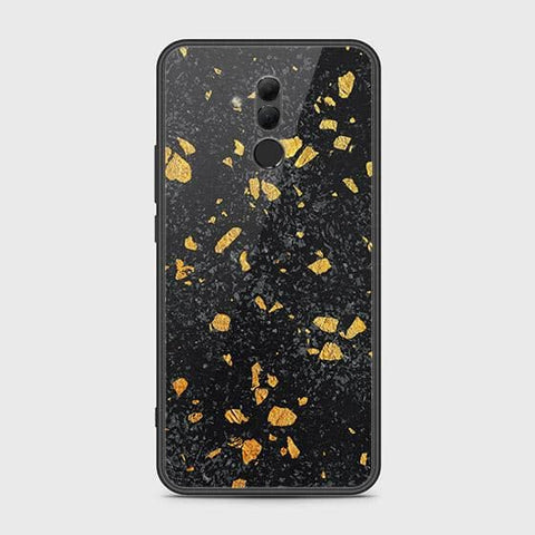 Huawei Mate 20 Lite Cover - Black Marble Series - HQ Ultra Shine Premium Infinity Glass Soft Silicon Borders Case