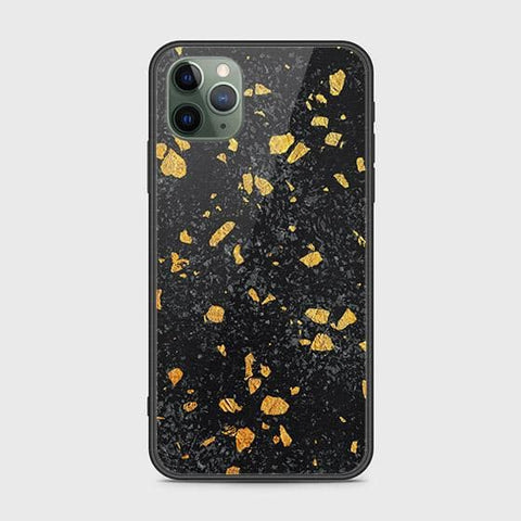 iPhone 11 Pro Cover - Black Marble Series - HQ Ultra Shine Premium Infinity Glass Soft Silicon Borders Case