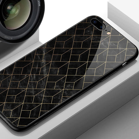 iPhone 12 Mini Cover - Black Marble Series - HQ Ultra Shine Premium Infinity Glass Soft Silicon Borders Case