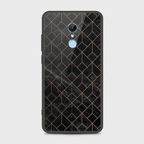 Xiaomi Redmi Note 5 / Redmi 5 Plus Cover - Black Marble Series - HQ Ultra Shine Premium Infinity Glass Soft Silicon Borders Case