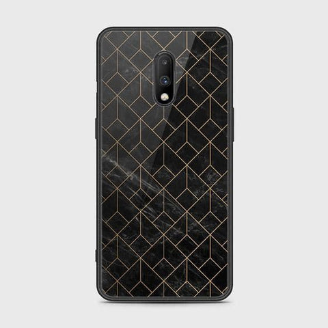 OnePlus 6T Cover - Black Marble Series - HQ Ultra Shine Premium Infinity Glass Soft Silicon Borders Case