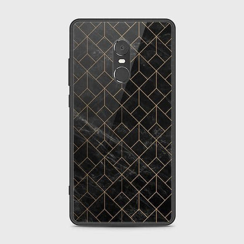 Xiaomi Redmi Note 4 / 4X Cover - Black Marble Series - HQ Ultra Shine Premium Infinity Glass Soft Silicon Borders Case