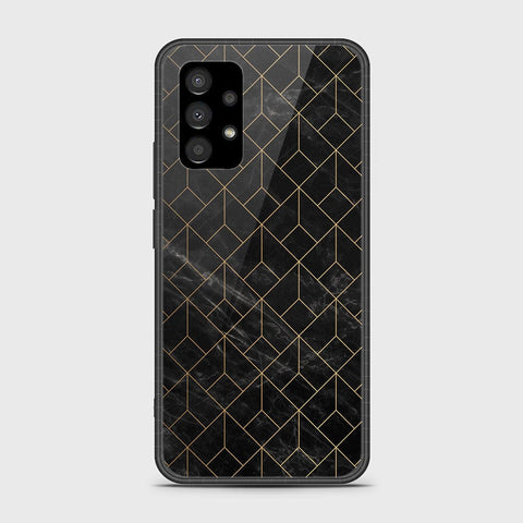 Samsung Galaxy A33 5G Cover- Black Marble Series - HQ Ultra Shine Premium Infinity Glass Soft Silicon Borders Case