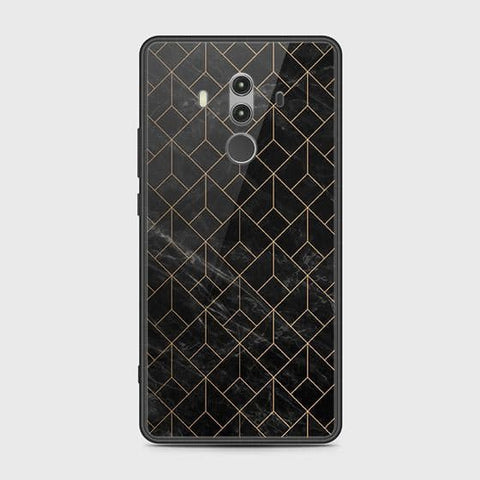 Huawei Mate 10 Pro Cover - Black Marble Series - HQ Ultra Shine Premium Infinity Glass Soft Silicon Borders Case