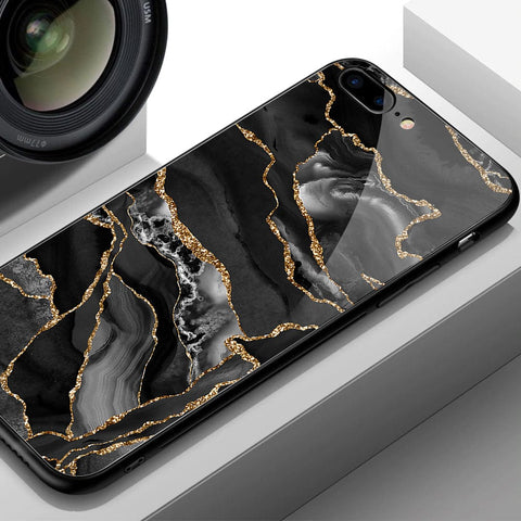 Samsung Galaxy S6 Edge Plus Cover- Black Marble Series - HQ Ultra Shine Premium Infinity Glass Soft Silicon Borders Case