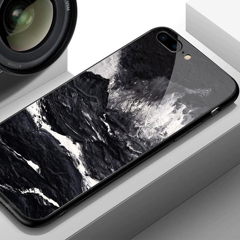 Oppo A3 Cover - Black Marble Series - HQ Ultra Shine Premium Infinity Glass Soft Silicon Borders Case