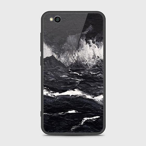 Xiaomi Redmi Go Cover - Black Marble Series - HQ Ultra Shine Premium Infinity Glass Soft Silicon Borders Case