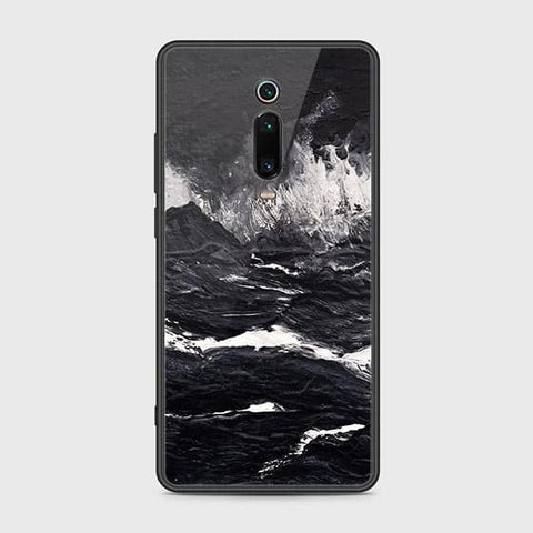 Xiaomi Redmi K20 Pro Cover - Black Marble Series - HQ Ultra Shine Premium Infinity Glass Soft Silicon Borders Case