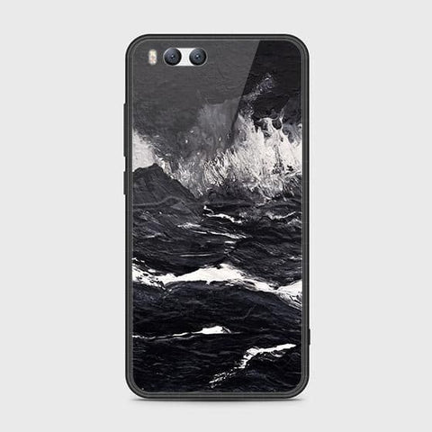 Xiaomi Mi 6 Cover - Black Marble Series - HQ Ultra Shine Premium Infinity Glass Soft Silicon Borders Case