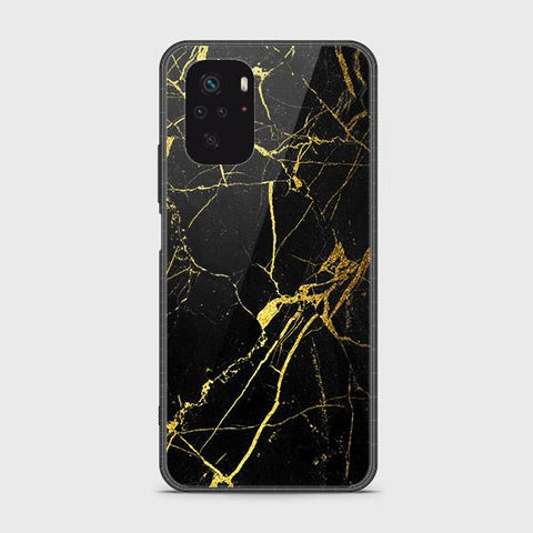 Xiaomi Redmi Note 10 4G Cover - Black Marble Series - HQ Ultra Shine Premium Infinity Glass Soft Silicon Borders Case SuccessActive