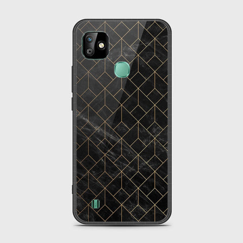 Infinix Smart HD 2021 Cover- Black Marble Series - HQ Premium Shine Durable Shatterproof Case