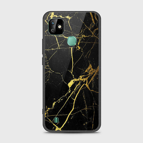 Infinix Smart HD 2021 Cover- Black Marble Series - HQ Premium Shine Durable Shatterproof Case