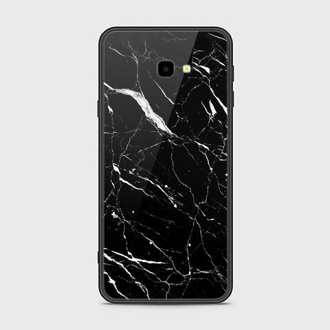 Samsung Galaxy J7 Prime Cover- Black Marble Series - HQ Ultra Shine Premium Infinity Glass Soft Silicon Borders Case