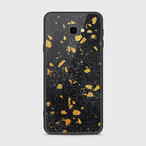 Samsung Galaxy J7 Prime Cover- Black Marble Series - HQ Ultra Shine Premium Infinity Glass Soft Silicon Borders Case