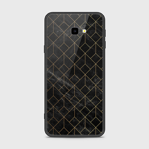 Samsung Galaxy J7 Prime Cover- Black Marble Series - HQ Ultra Shine Premium Infinity Glass Soft Silicon Borders Case